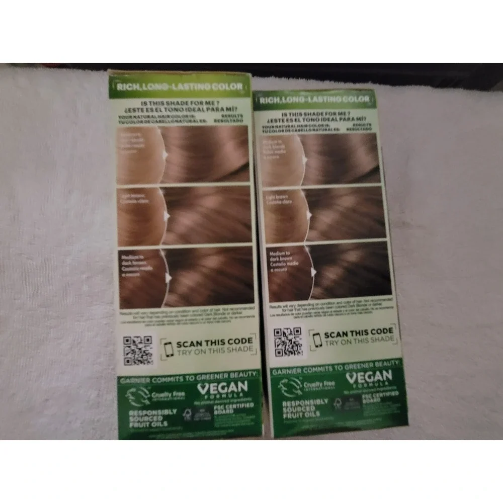 2 Garnier Nutrisse Ultra Creme - 811 Medium Extra Ash Blonde, Frozen Mochaccino